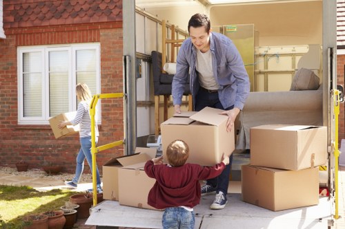 Office storage support for Islington businesses with boxes and furniture