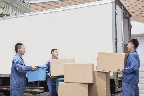 Commercial packing service preparing office items for relocation in Islington