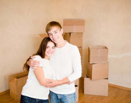 Professional handling of household items for storage